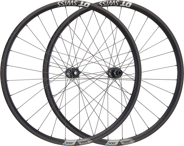 DT Swiss Juego de ruedas HXC 1501 SPLINE One 29" 30 Boost Disc 6 aguj. Hybrid - negro/29" set (RD 15x110 Boost + RT 12x148 Boost) Shimano