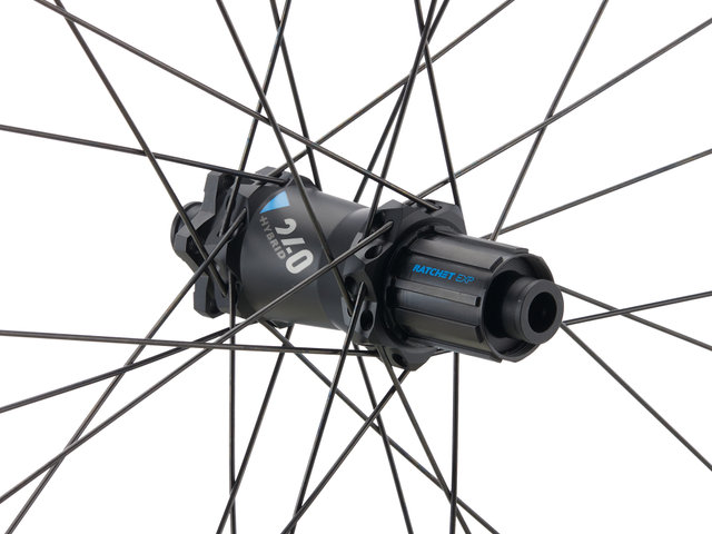 DT Swiss HXC 1501 SPLINE One 29" 30 6-Bolt Boost Disc Hybrid Wheelset - black/29" set (front 15x110 Boost + rear 12x148 Boost) Shimano