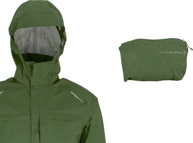 Endura GV500 Waterproof Jacket - olive green/M