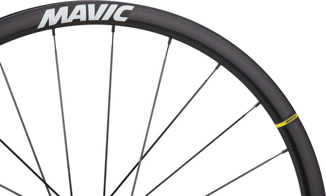 Mavic Ksyrium 30 Disc Center Lock Laufradsatz - schwarz/28" Satz (VR 12x100 + HR 12x142) Shimano