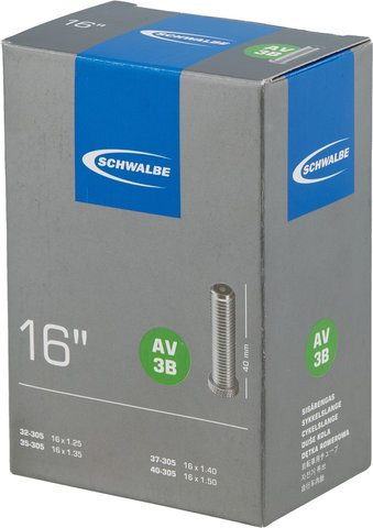 Schwalbe Cámara de aire 3B para 16" - universal/16 x 1,25-1,5 AV 40 mm