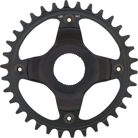 Shimano STEPS Chainring FC-E8000 12-speed 53 mm Chainline (SM-CRE80-12-B) - black/34 tooth