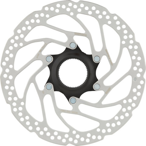 Shimano SM-RT30 Center Lock Brake Rotor w/ Magnet + Internal Teeth - silver/180 mm