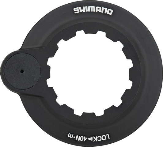 Shimano SM-RT30 Center Lock Brake Rotor w/ Magnet + Internal Teeth - silver/180 mm