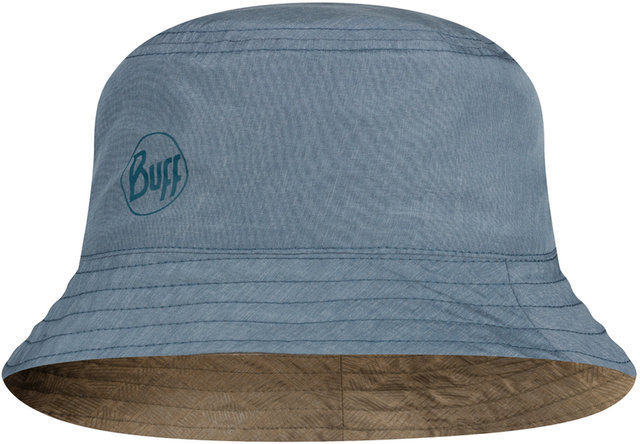 Travel Bucket Hat - zadok blue-olive/M/L