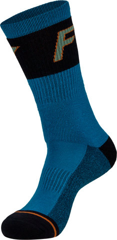 8" Winter Wool Socken - slate blue/39-42