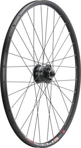 bc basic Mountain Alivio Disc 6-Loch DT Swiss 533D 29" Laufradsatz - schwarz | 29" Satz (VR 9x100 Dynamo + HR 10x135) Shimano