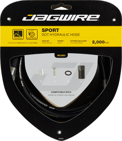 Jagwire Bremsleitung Sport Hydraulic für DOT - black/Guide Ultimate