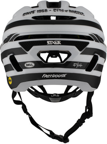 Sixer MIPS Helmet - fasthouse stripes matte white-black/55 - 59 cm