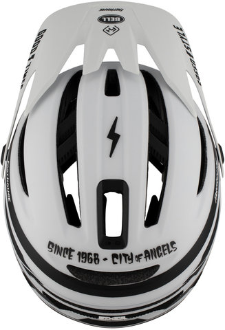 Sixer MIPS Helm - fasthouse stripes matte white-black/55 - 59 cm