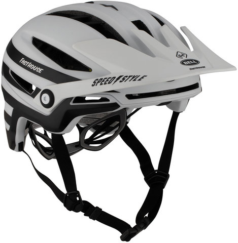 Bell Sixer MIPS Helmet - fasthouse stripes matte white-black/55 - 59 cm