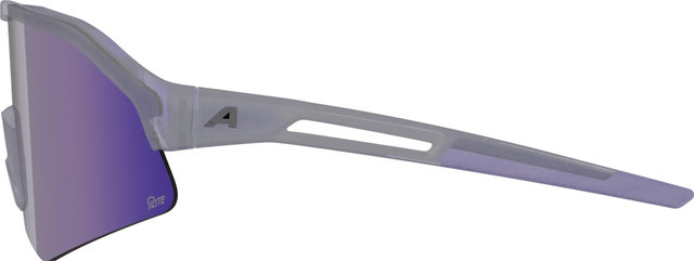 Alpina Sonic HR M Q-Lite Sports Glasses - lilac transparent gloss | mirror purple