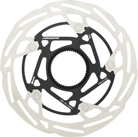 Pro LR2 Disc Center Lock Bremsscheibe - silver-black/140 mm