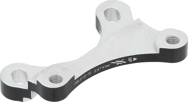 XLC Disc Brake Adapter for 180 mm Rotors - black-silver/front IS to IS