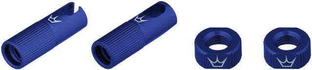 Peatys Set de piezas de repuesto de válvulas Chris King Edition MK2 Tubeless - navy/universal