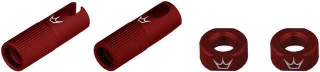 Set de piezas de repuesto de válvulas Chris King Edition MK2 Tubeless - red/universal