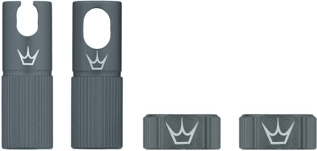 Set de piezas de repuesto de válvulas Chris King Edition MK2 Tubeless - slate/universal