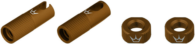 Set de piezas de repuesto de válvulas Chris King Edition MK2 Tubeless - bourbon/universal