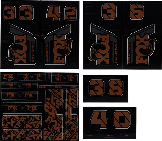 Fork and Shock Decal Kit up to 2021 Model - root beer/universal
