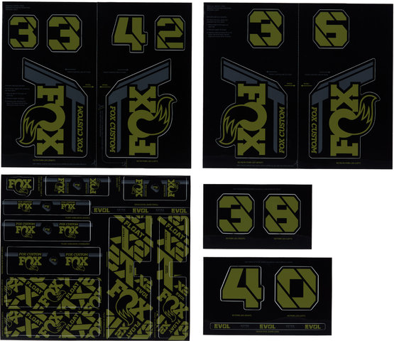 Fork and Shock Decal Kit up to 2021 Model - olive drab/universal