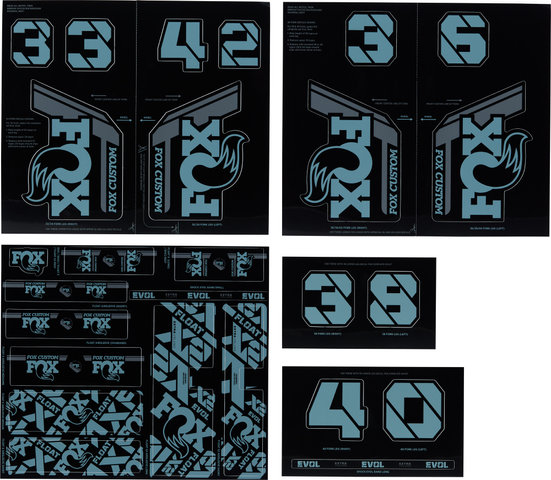 Fork and Shock Decal Kit up to 2021 Model - storm blue/universal