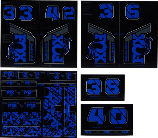 Fork and Shock Decal Kit up to 2021 Model - blue/universal