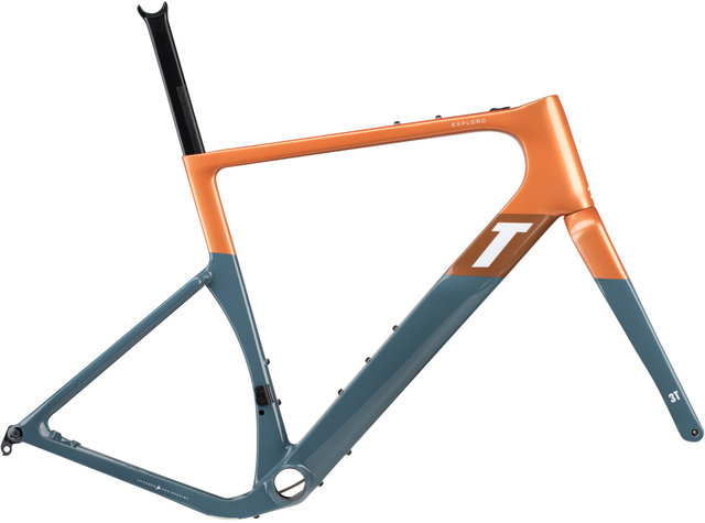 3T Exploro RaceMax Carbon Rahmenkit - orange-grey/M