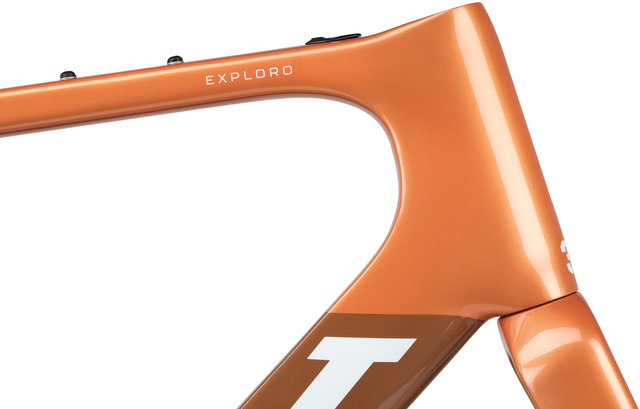 3T Exploro RaceMax Carbon Rahmenkit - orange-grey/M