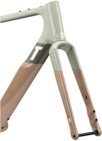 3T Exploro RaceMax Carbon Frameset - olive-sand/S