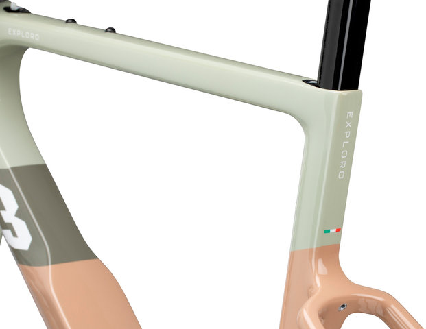 Exploro RaceMax Carbon Rahmenkit - olive-sand/S