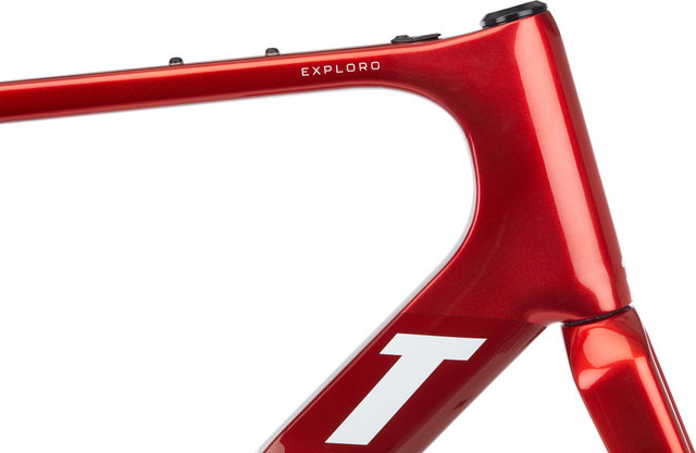 Exploro RaceMax Carbon Rahmenkit - red-white/L