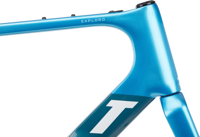 Exploro RaceMax Carbon Rahmenkit - blue-brown/L