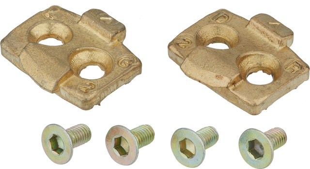 Time ATAC MTB Bike Pedal Cleats - 13/17 Degree Float - Yellow, Fits Most Time Pedals