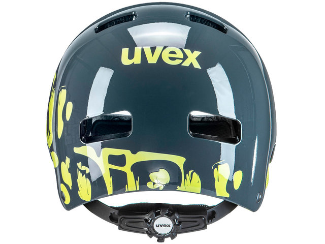 kid 3 Kinderhelm - dirtbike gray-lime/51 - 55 cm