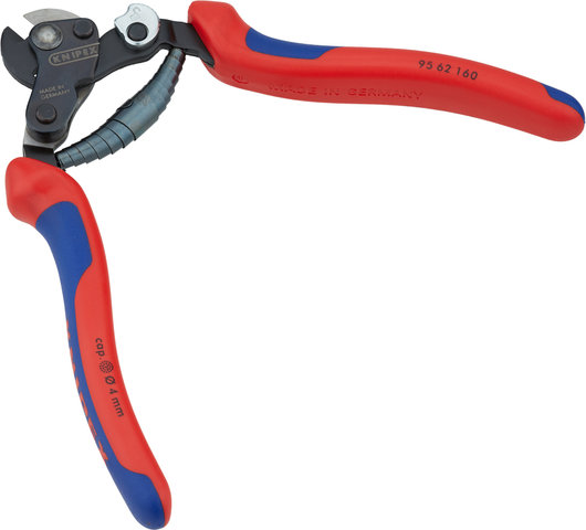 Knipex Cortacables para cables trenzados de alta resistencia - rojo-azul/160 mm