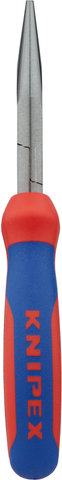 Knipex Alicates de punta plana con filo de corte - rojo-azul/140 mm