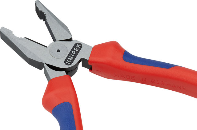 Kraft-Kombizange - rot-blau/180 mm
