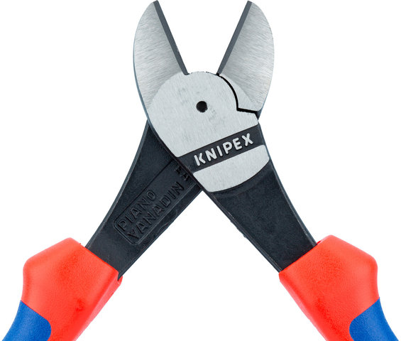 Knipex Kraft-Seitenschneider - rot-blau/180 mm