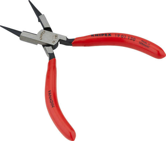 Knipex Alicate de punta redonda con filo de corte - rojo/130 mm