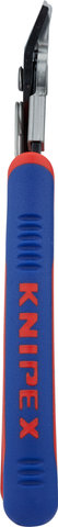 Knipex Super-Knips mit Drahtklemme - rot-blau/125 mm