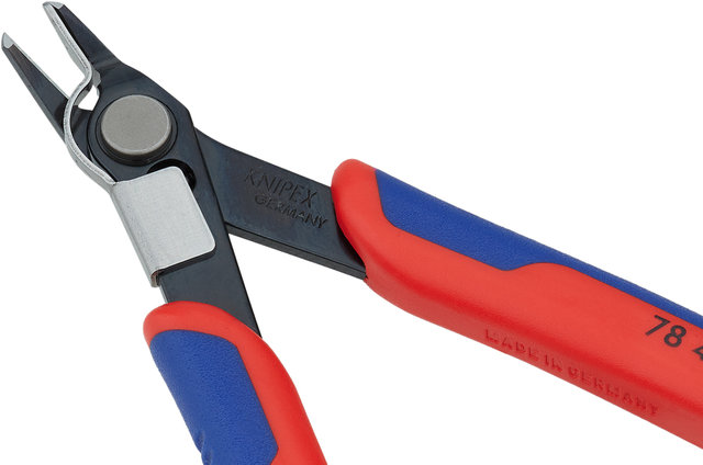 Knipex Super-Knips con bloqueo de alambre - rojo-azul/125 mm