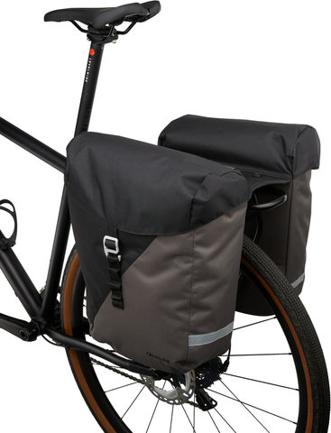 Racktime Vida 2.0 Panniers - carbon black-stone grey/24 litres