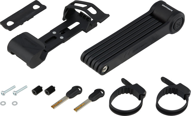 Keeper 510 Faltschloss - schwarz/100 cm