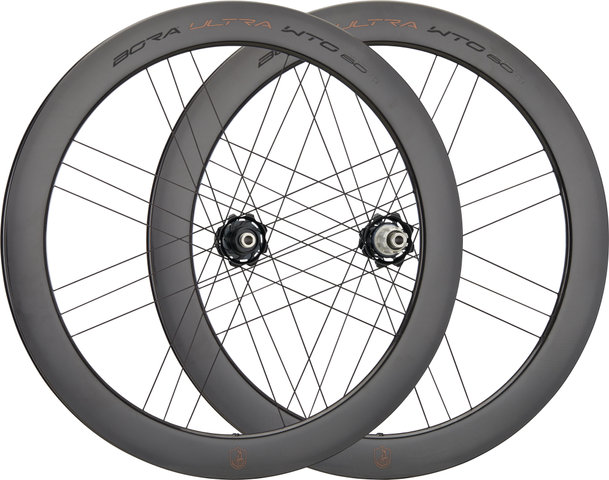 Set de Roues en Carbone Bora Ultra WTO 60 Disc Center Lock 28" - black/set de 28" (avant 12x100 + arrière 12x142) Campa N3W