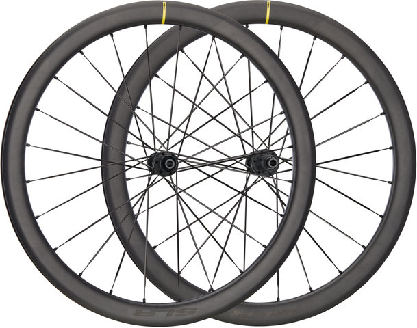 Cosmic SLR 45 Center Lock Disc Carbon Wheelset - black/28" set (front 12x100 + rear 12x142) Shimano