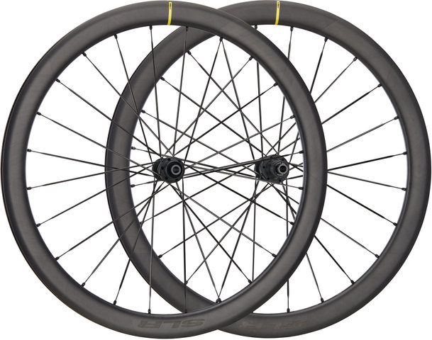 Mavic Set de Roues en Carbone Cosmic SLR 45 Disc Center Lock - noir/Set de 28" (avant 12x100 + arrière 12x142) Shimano