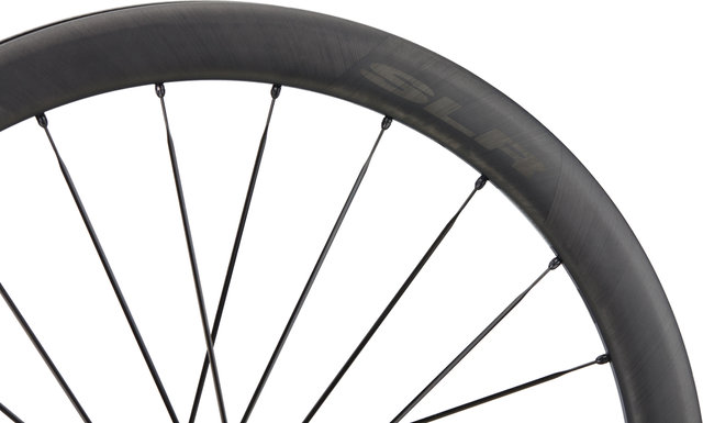 Cosmic SLR 45 Disc Center Lock Carbon Laufradsatz - schwarz/28" Satz (VR 12x100 + HR 12x142) Shimano