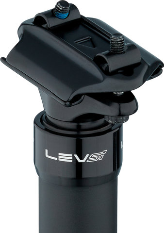 LEV-Si 175 mm Seatpost - black/31.6 mm / 495 mm / SB 0 mm / Southpaw 31.8 mm, traditional