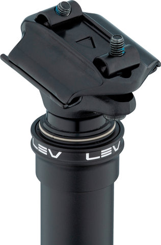 Kind Shock LEV Integra 125 mm Seatpost - black/30.9 mm / 390 mm / SB 0 mm / Southpaw 31.8 mm, traditional