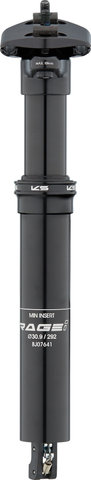 Kind Shock RAGE-i 75 mm Sattelstütze - black/30,9 mm / 292 mm / SB 0 mm / Southpaw 31,8 mm, traditional